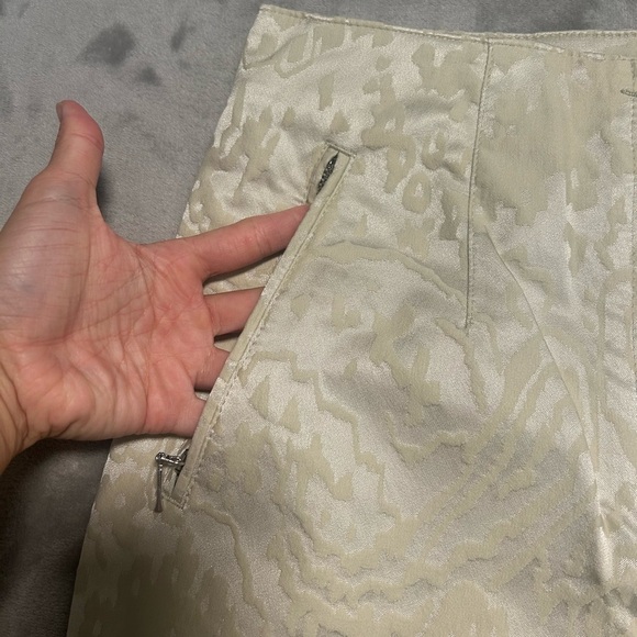 Vanilla Trouser Pants Women’s 40 N Becky Cream White Italian High Rise - Picture 5 of 9